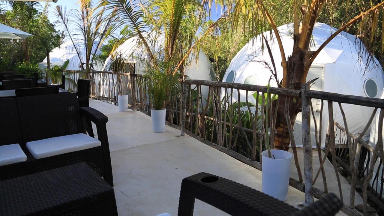 Hotel Glamping Tulum With Private Mini Pool Esterno foto